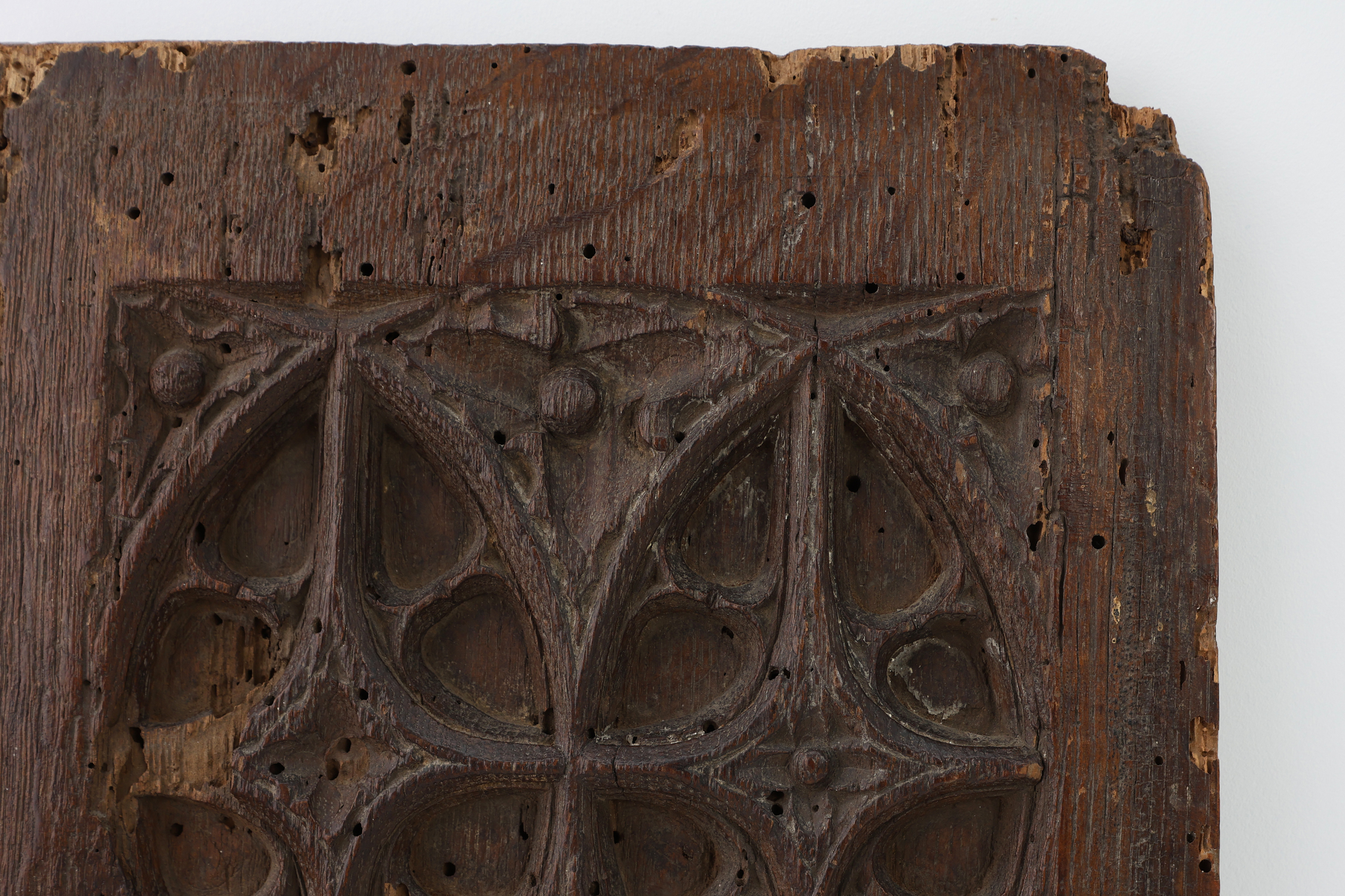 Late Gothic carved oak relief panel, France 15th centurythumbnail